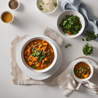 Chilean Harvest Stew with Butternut Squash and Beans