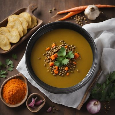 Chilled Lentil Soup with Somali Spices