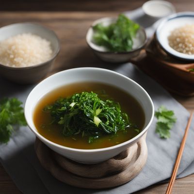 Chilled Seaweed Soup with Bhutanese Twist