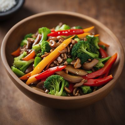 Chinese Buddhist-Style Vegetable Stir-Fry