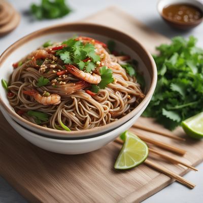 Chinese Indonesian-style Soba Noodles