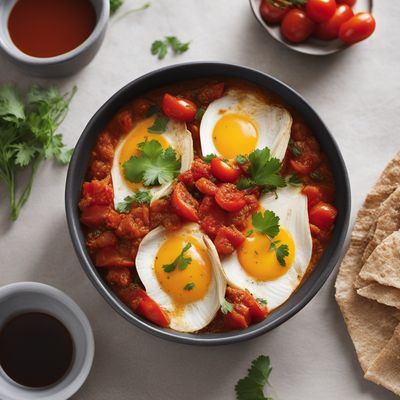 Chinese Islamic Style Eggs with Tomatoes