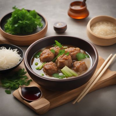 Chinese Pork Ball Soup