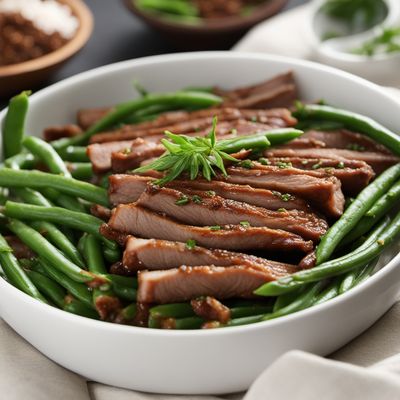 Chinese-style Braised Pork with Green Beans