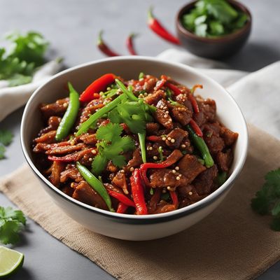 Chinese-style Spicy Pork Stir-Fry