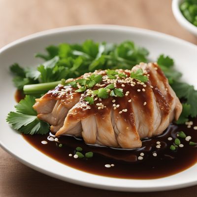 Chinese-Style Steamed Chicken with Ginger and Soy Sauce