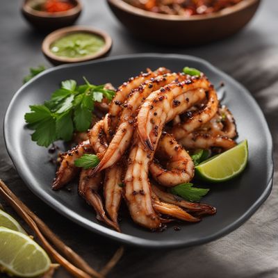 Chukchi-style Grilled Squid with Fermented Fish Sauce