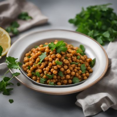 Circassian-style Spiced Chickpea Salad