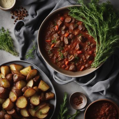 Clapassade with Herbed Potatoes