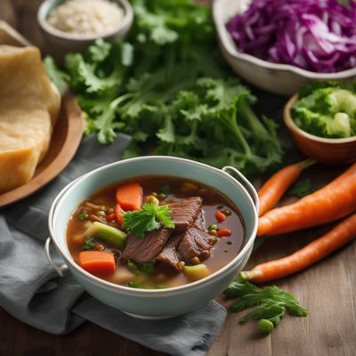 Classic Beef Soup with Vegetables
