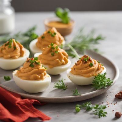 Classic Spiced Deviled Eggs