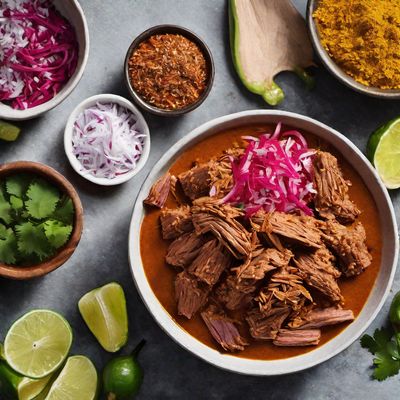 Cochinita Pibil with a Middle Eastern Twist