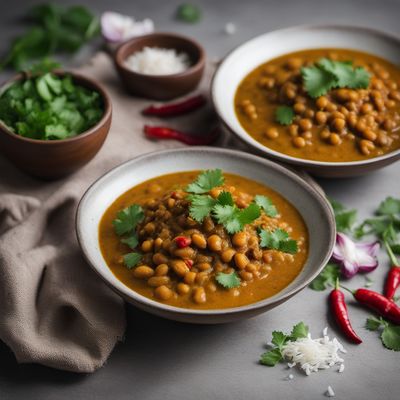 Coconut Curry Beans with Rice