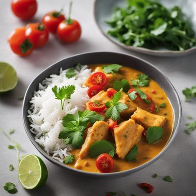 Coconut Fish Curry with Fresh Herbs