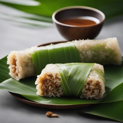 Coconut Rice Rolls with Sweet Filling