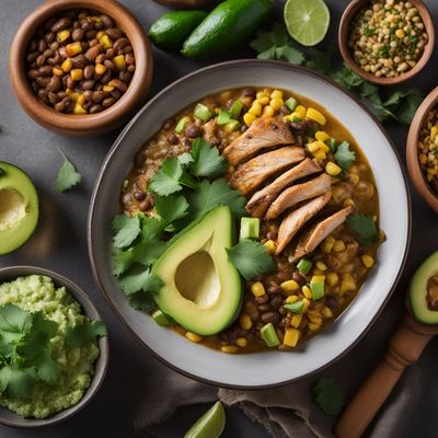 Colombian Chicken Ajiaco with Avocado and Corn