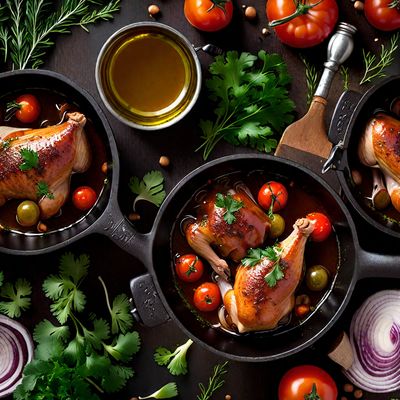 Coq au Vin Adapted to Arab Cuisine