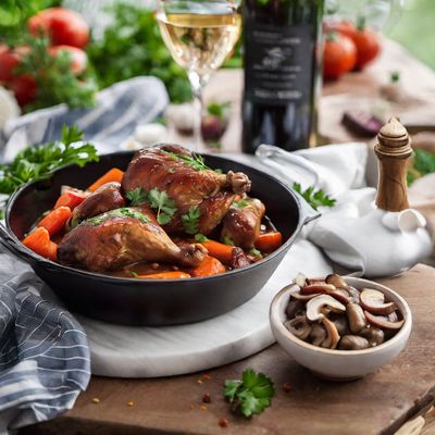 Coq au Vin - Brazilian Style