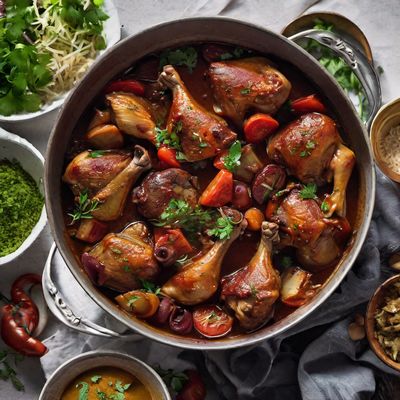 Indo-style Coq au Vin