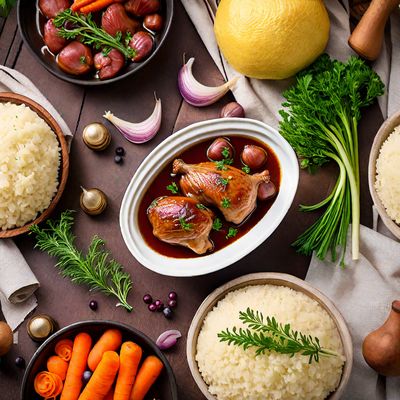 Coq au vin - Latvian Style