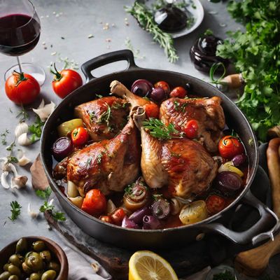 Mediterranean Coq au Vin