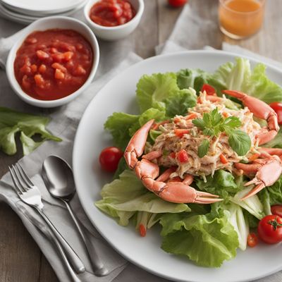 Crab Louie with a Zesty Twist