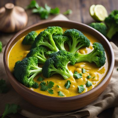 Creamy Broccoli Curry with Coconut Milk