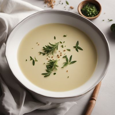 Creamy Cauliflower Soup with a French Twist