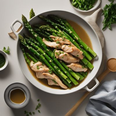 Creamy Chicken and Asparagus Stir-Fry