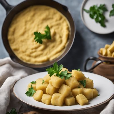 Creamy Cornmeal Gnocchi with Potatoes and Sour Cream