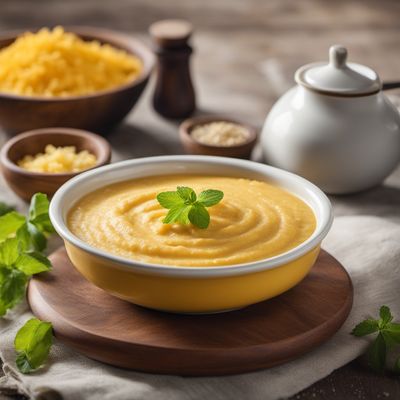 Creamy Cornmeal Porridge with Cheese and Butter