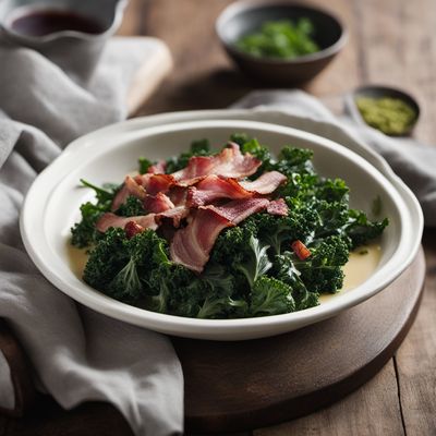 Creamy Kale with Bacon