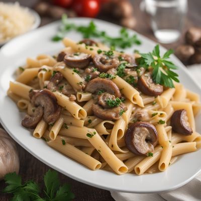 Creamy Mushroom and Sausage Pasta