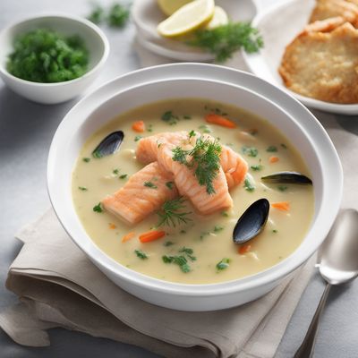 Creamy Norwegian Fish Soup