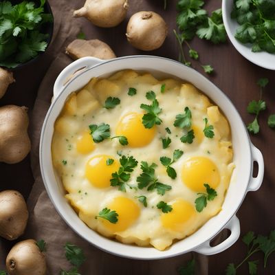 Creamy Potato and Egg Casserole