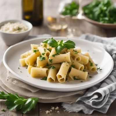 Creamy Rigatoni with Roasted Cauliflower