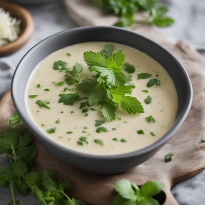 Creamy Yogurt Soup with Herbs and Rice