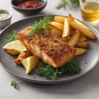 Crispy Baked Cod with Herb-infused Potato Wedges