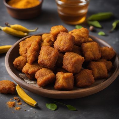 Crispy Banana Fritters with Indian Twist