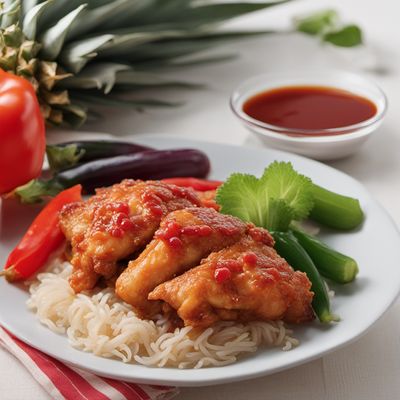 Crispy Chicken with Sweet and Sour Sauce