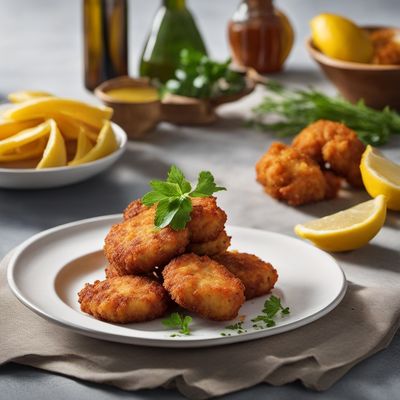 Crispy Cod Fritters with a Spanish Twist