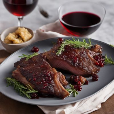 Crispy Duck Confit with Red Wine Reduction