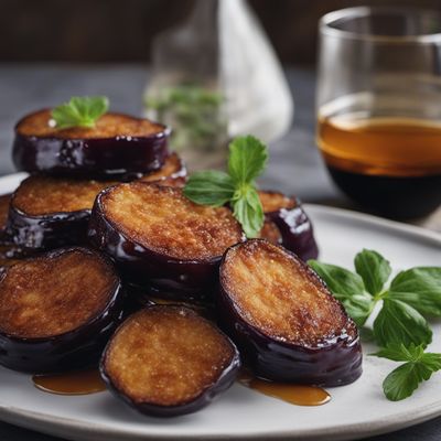 Crispy Eggplant with Cane Syrup