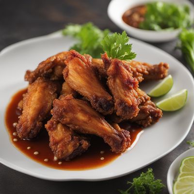 Crispy Fried Chicken Wings with Lao Flavors