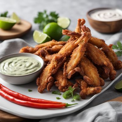 Crispy Frog Legs with Zesty Lime Dip