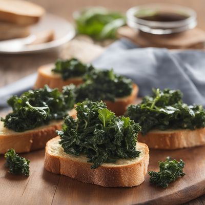 Crispy Kale Crostini