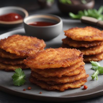 Crispy Potato Pancakes with a Korean Twist