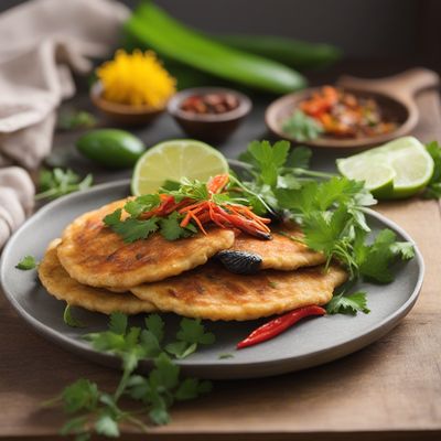 Crispy Thai Seafood Pancake