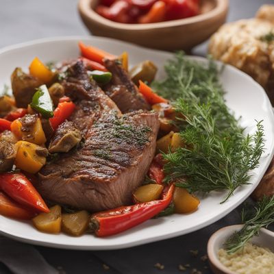 Croatian Peka with Tender Lamb and Vegetables