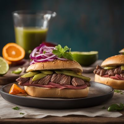 Cuban-inspired Steak Sandwich